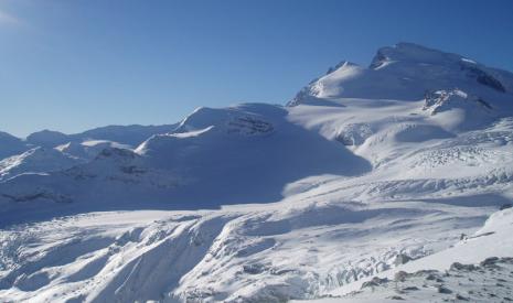 Winterlandschap in Saas-Fee